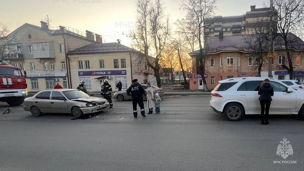 В Брянске на аварийной Литейной улице произошло очередное ДТП