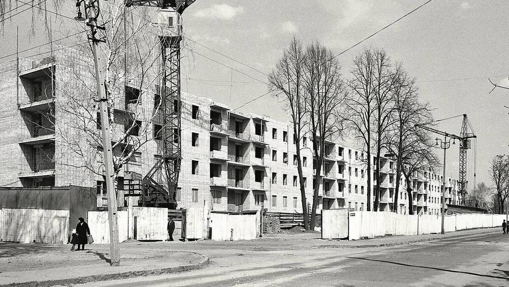 Брянцы опубликовали старый снимок строительства Китайской стены в Бежице