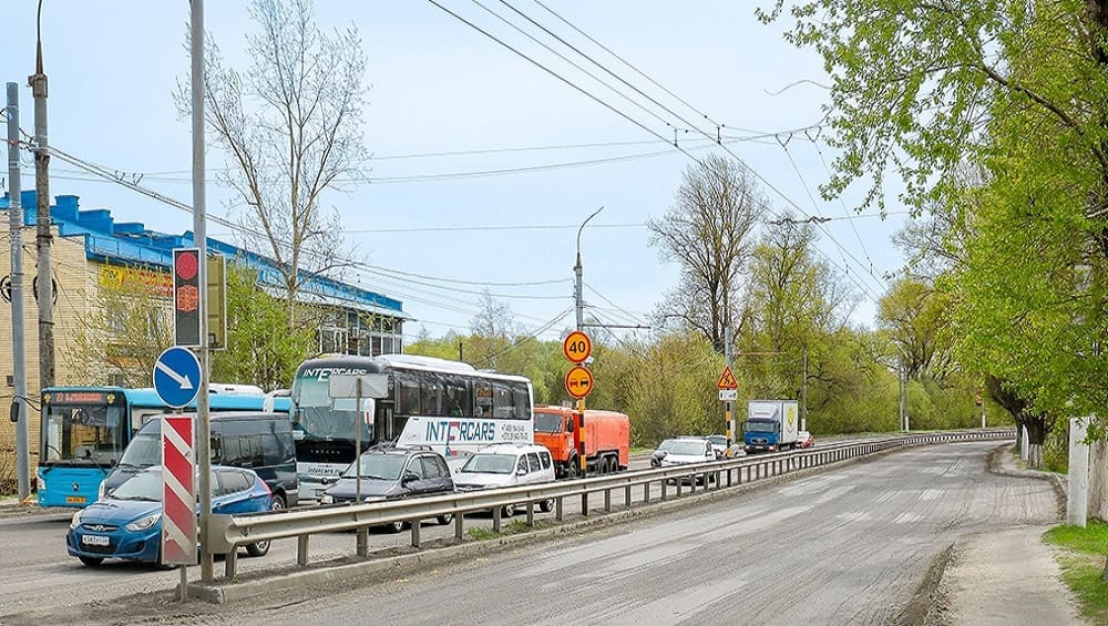 В Брянске схему движения на улице Калинина изменят из-за капремонта дороги