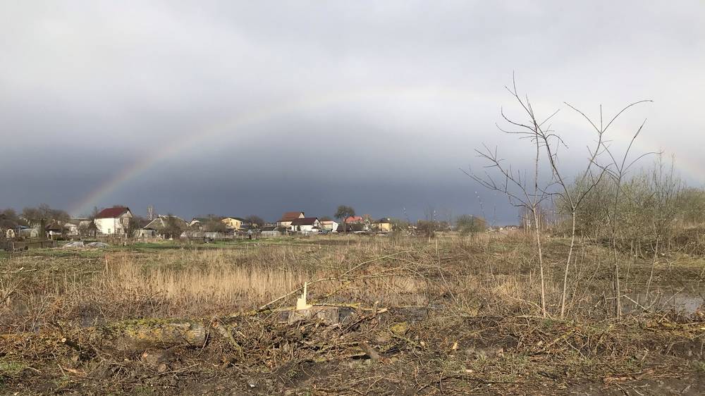 В небе над Брянском 19 апреля появилась радуга после ураганного ветра