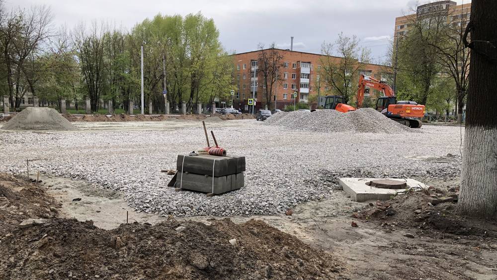 В Брянске началась реконструкция дороги на Трудовой улице