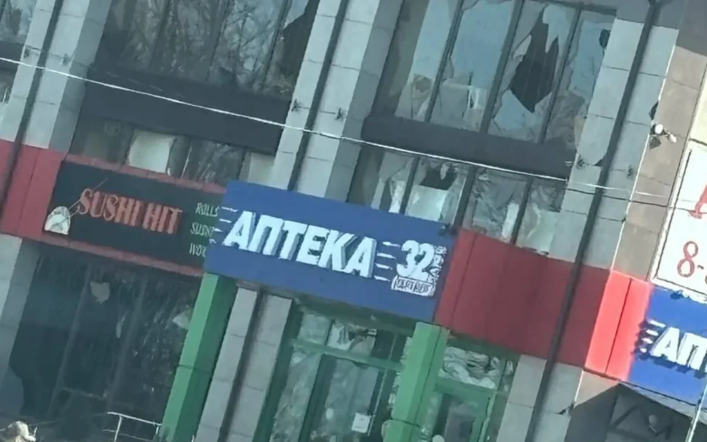 Появились фото последствий обстрела брянского поселка Климово