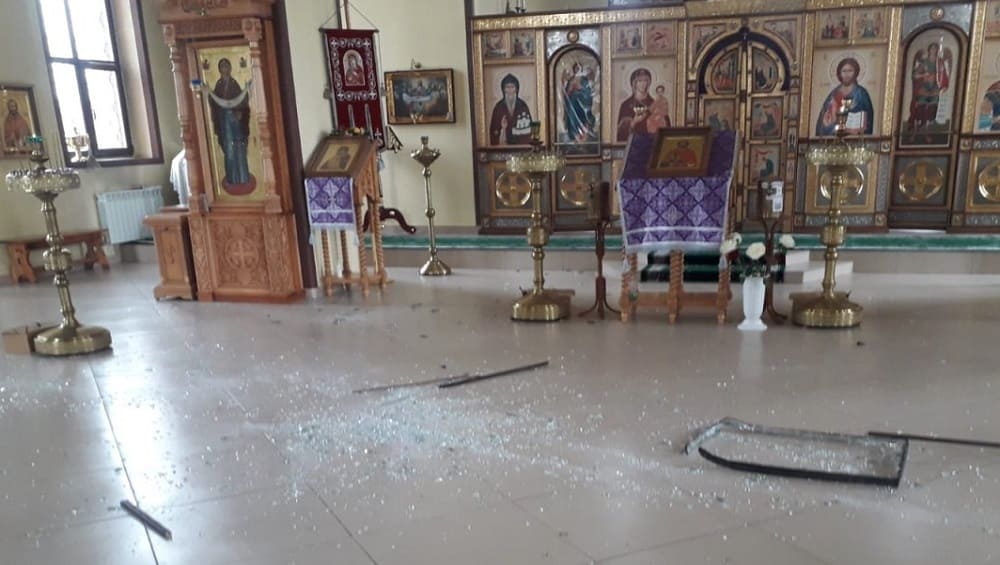 При обстреле ВСУ храма в брянской Суземке едва не погиб работник церкви
