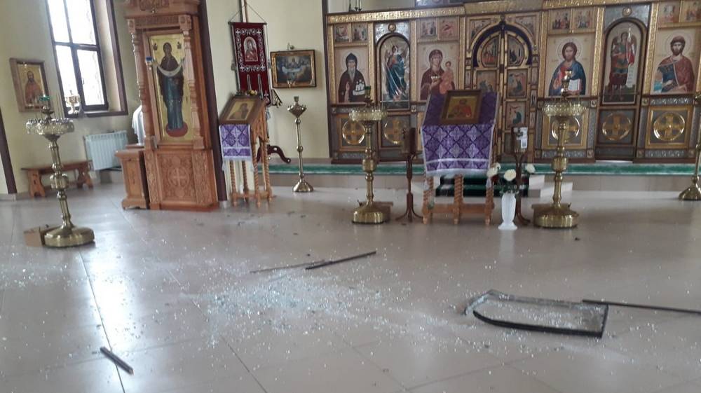 Из-за обстрела ВСУ повреждены Александро-Невский храм и церковные здания в Суземке