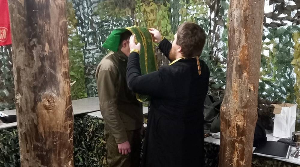 Брянский военный священник посетил группировку войск армии «Север»