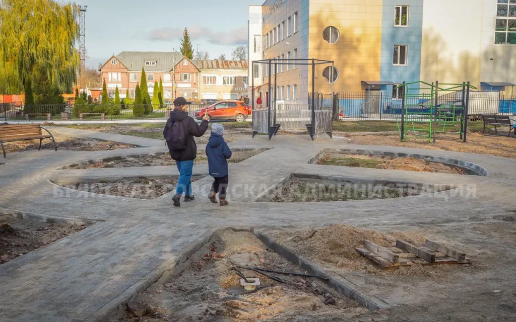 В парке Пушкина в Брянске установят освещение и спортивные площадки