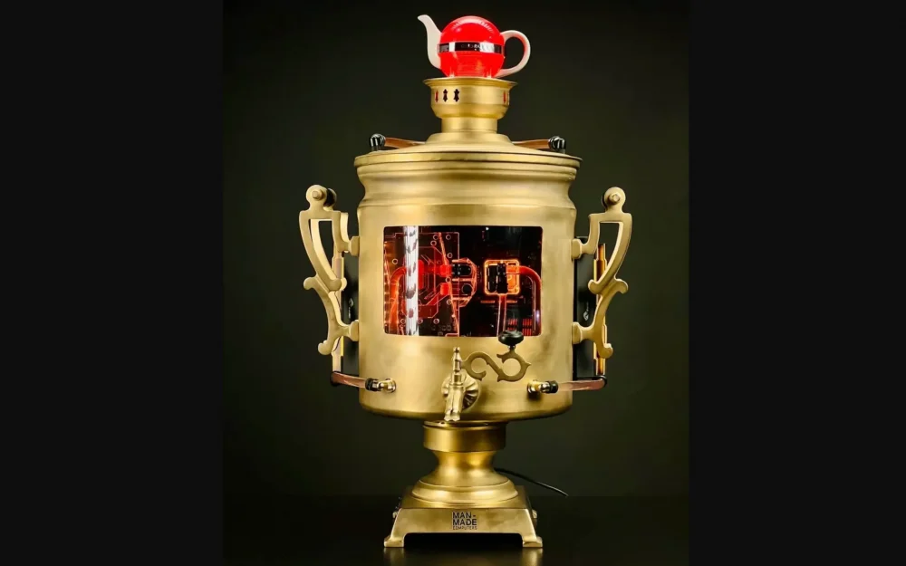 MAN-MADE создали игровой компьютер в корпусе самовара