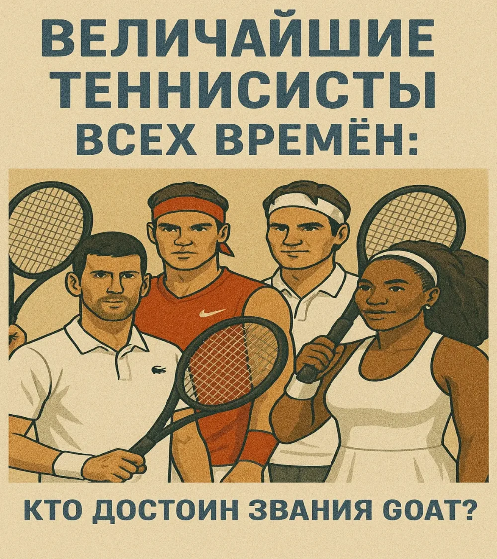 Величайшие теннисисты всех времён: кто достоин звания GOAT?