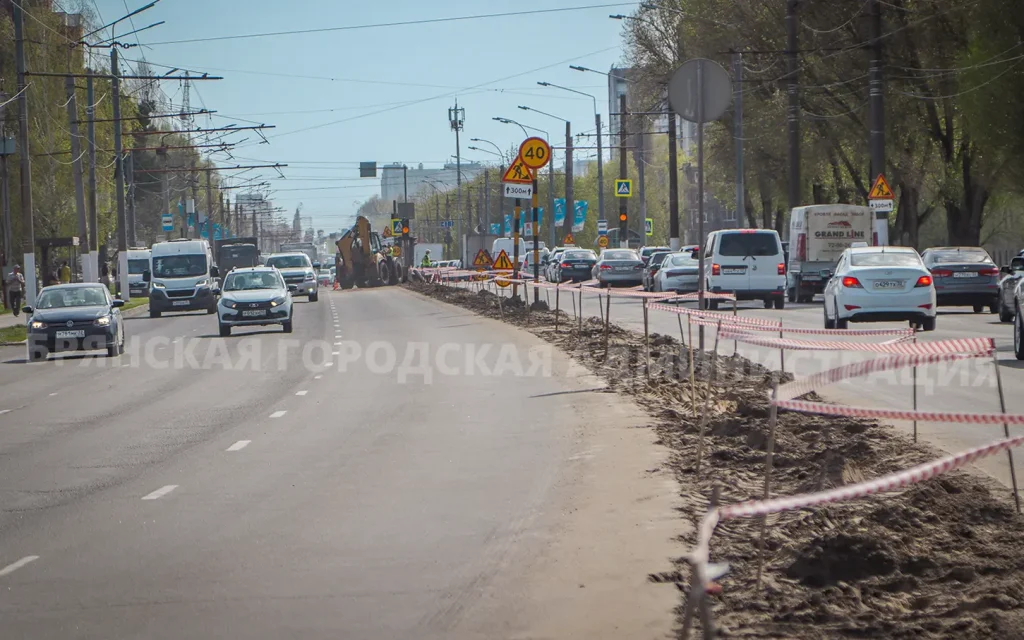 В Брянске приступили к расширению Московского проспекта