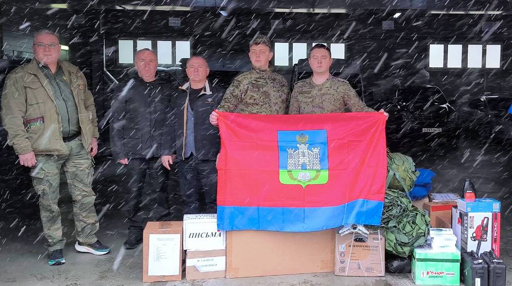 Брянский погранотряд получил гуманитарный груз из Орла