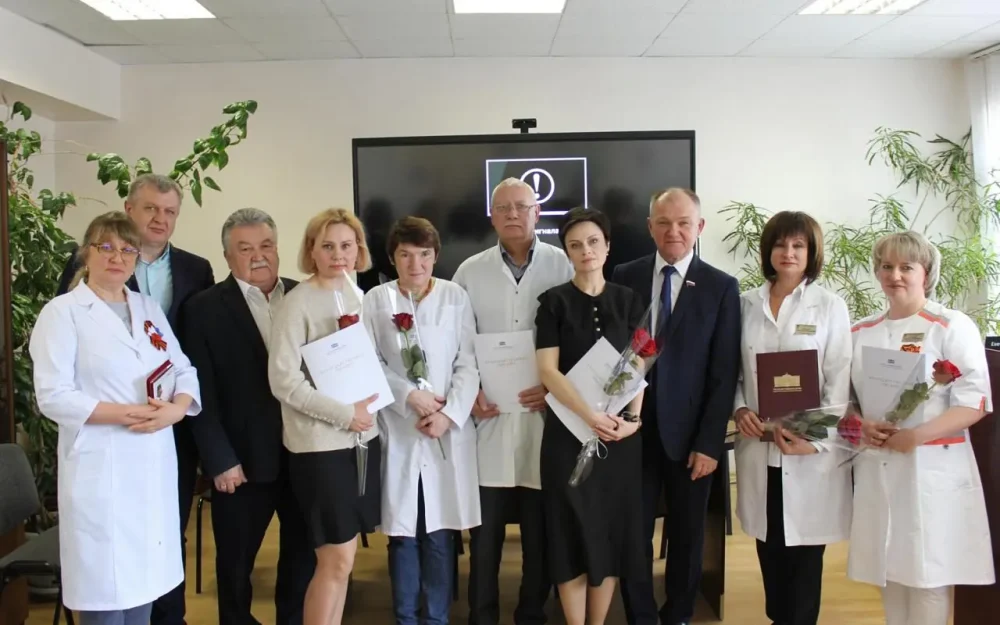 Депутат Госдумы Николай Щеглов встретился с коллективом Унечской ЦРБ