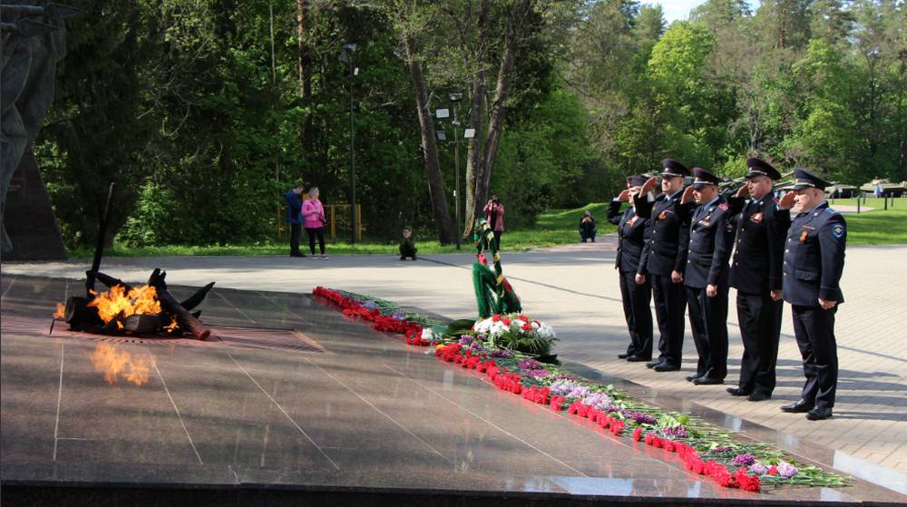 Брянские транспортные полицейские приняли участие в мероприятиях ко Дню Победы