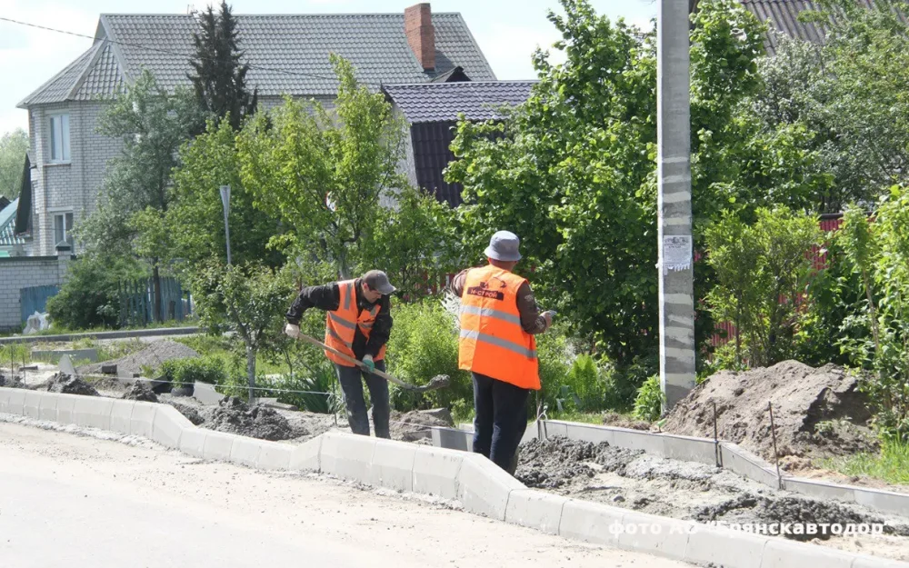 На улице Карла Либкнехта в Брянске появятся тротуары и новое освещение