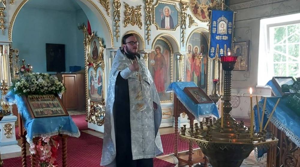 В Навлинском благочинии простились с бойцом СВО Сергеем Колитко