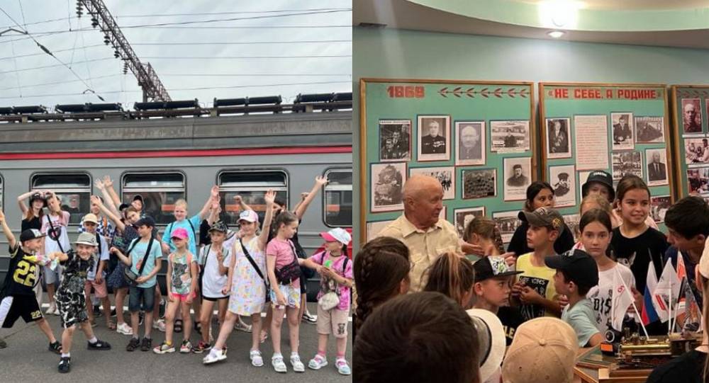 Урок безопасности для школьников провели железнодорожники в моторвагонном депо Брянск-I