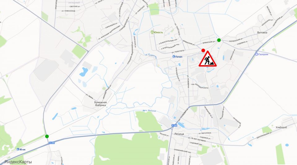 Движение автомобилей на двух переездах в Брянской области будет ограничено с 17 по 27 июля в связи с ремонтными работами