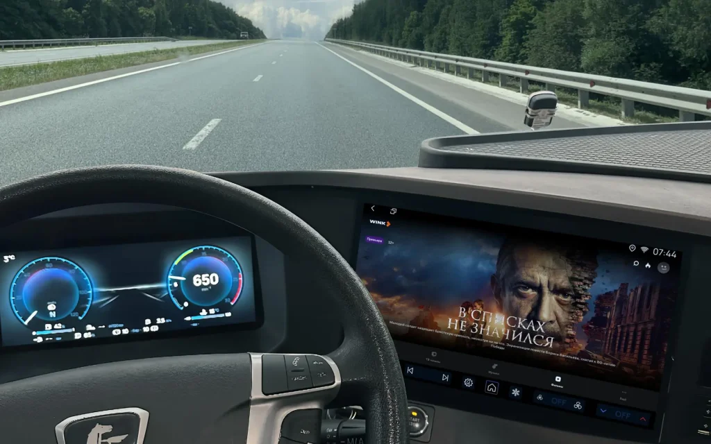 Дальнобойщики выбирают Wink — в автомобилях КАМАЗ стали доступны онлайн-кинотеатр, музыка и книги