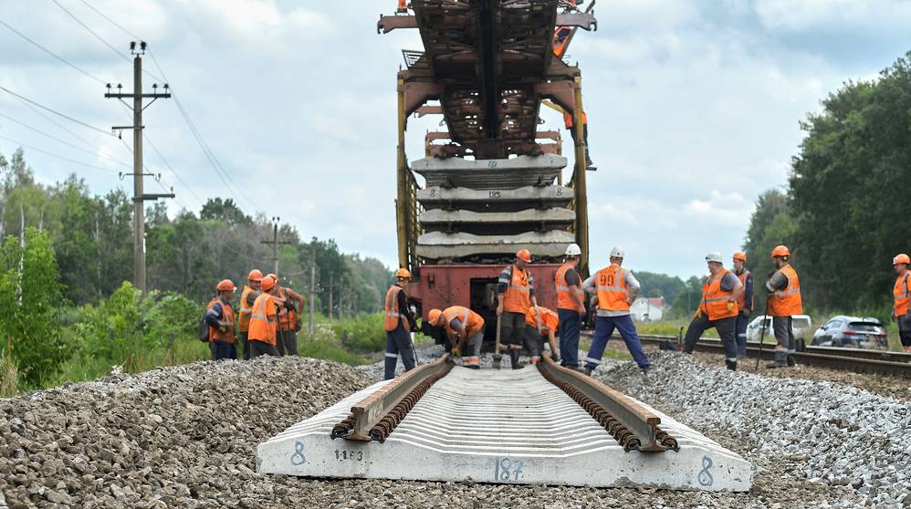 Около 20 километров пути отремонтировано в Брянской области с начала ремонтно-путевой кампании