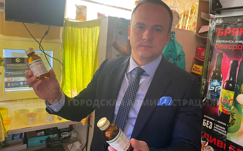 Ларек с «перегаром» закрыли на проспекте Ленина в Брянске