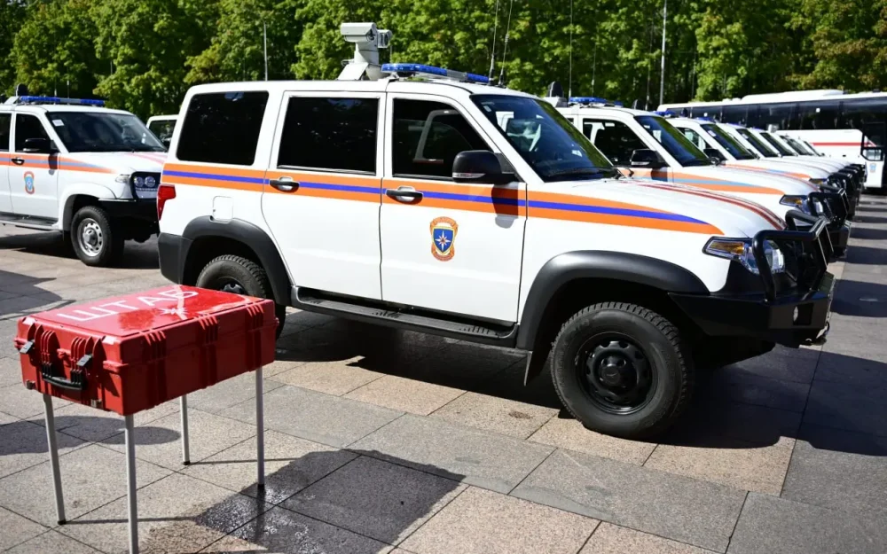 Брянские спасатели получили 56 единиц современной техники