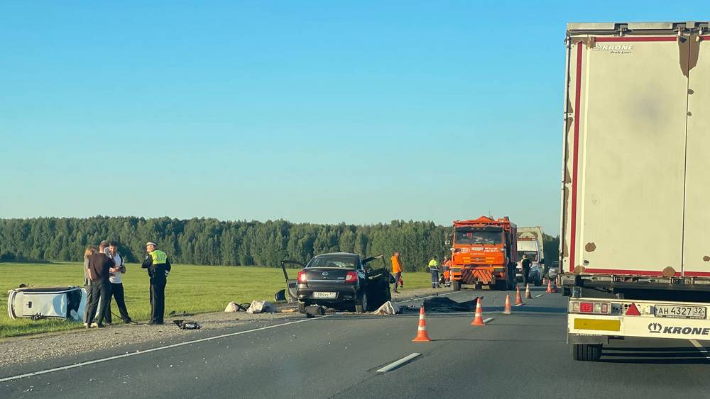 Свидетелями страшной аварии на трассе М-3 стали брянцы
