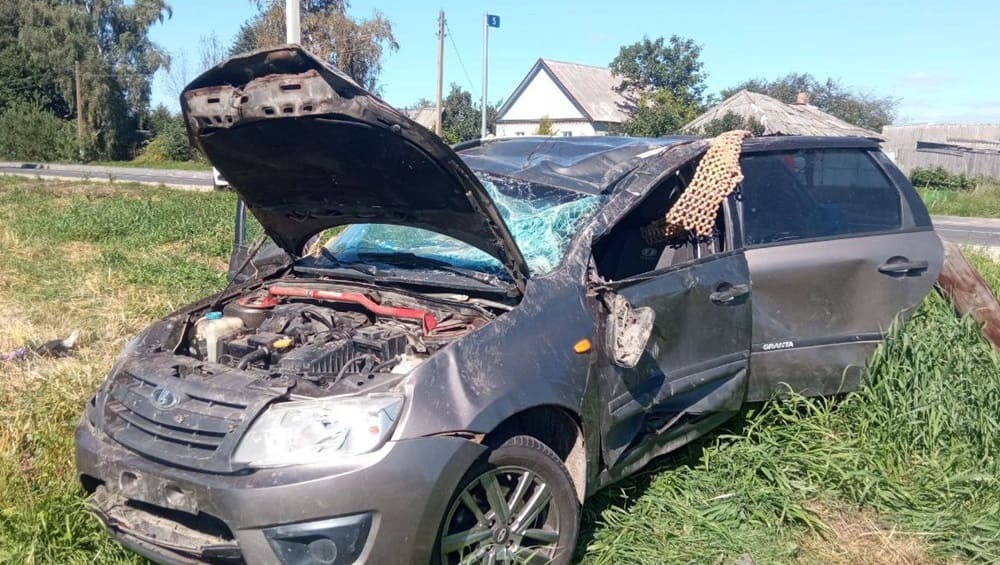 В Мглинском районе 56-летнего водителя легковушки погубил бордюр