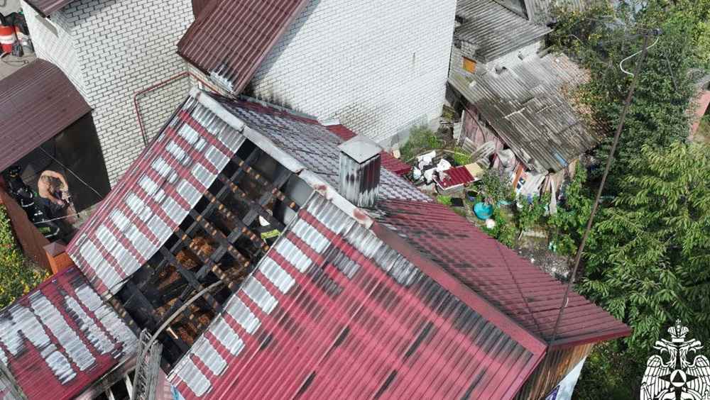 В Брянске во время пожара в доме на улице Ямской погиб 63-летний мужчина