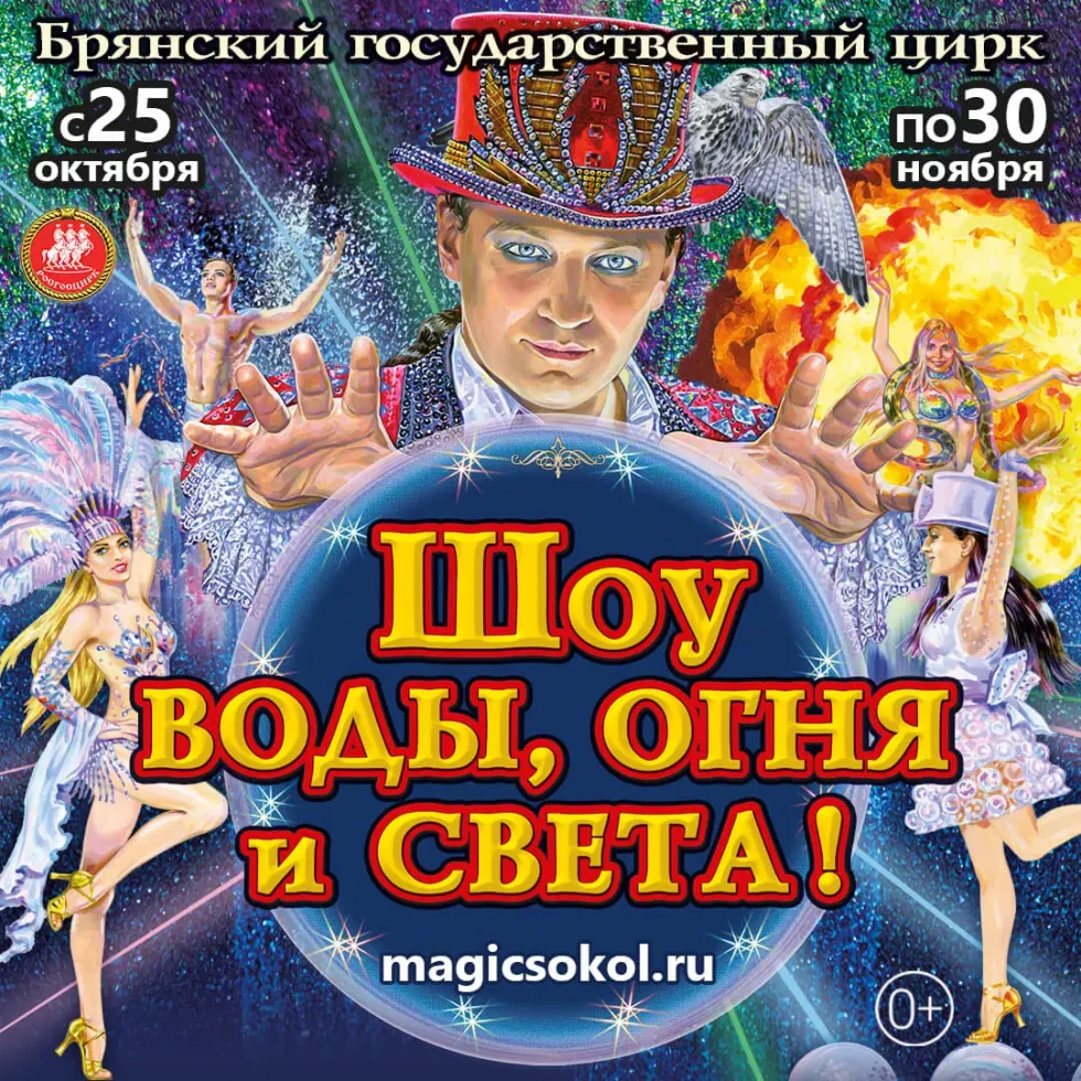 Такого в Брянске не было десять лет: «Шоу воды, огня и света!» Анатолия Сокола собрало полный зал!