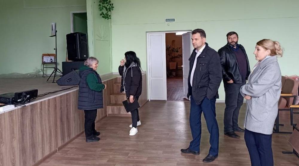 В Суземском районе проверили состояние ДК после капремонта в рамках партпроекта «Культура малой родины»