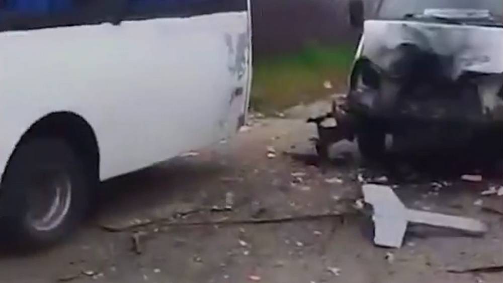 Опубликованы снимки обломков беспилотника, ударившего по автостанции Погара