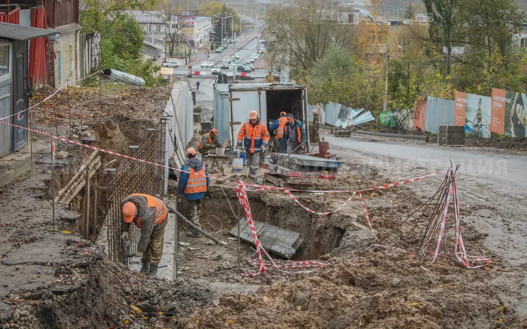 На улице Горького в Брянске появятся 180 метров подпорной стены