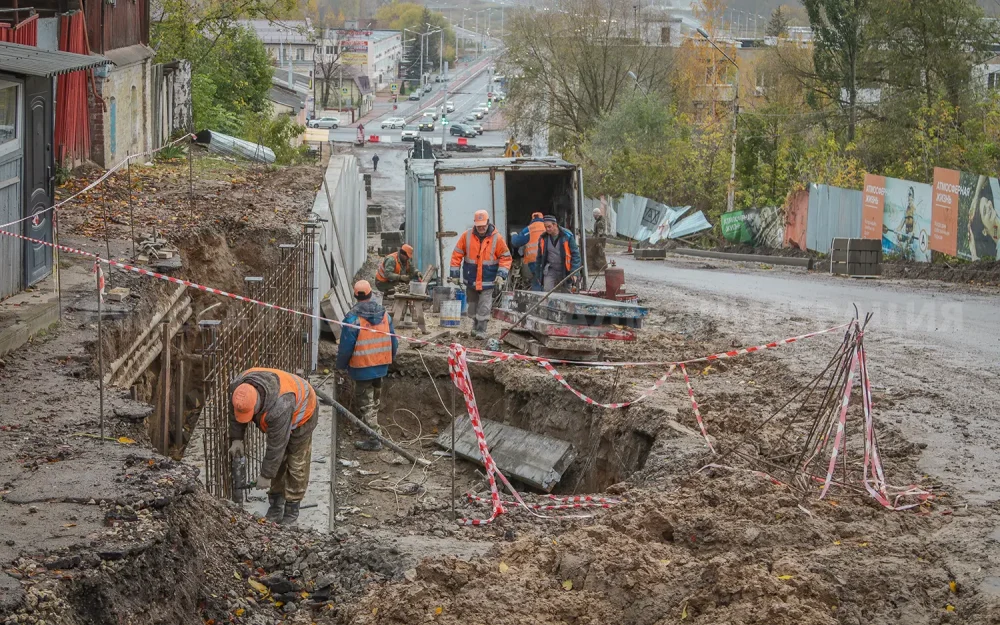 На улице Горького в Брянске появятся 180 метров подпорной стены