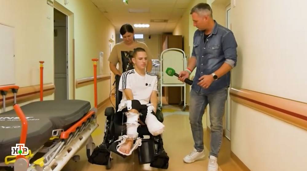 Брянский подросток на мопеде наехал на украинскую мину и потерял стопу