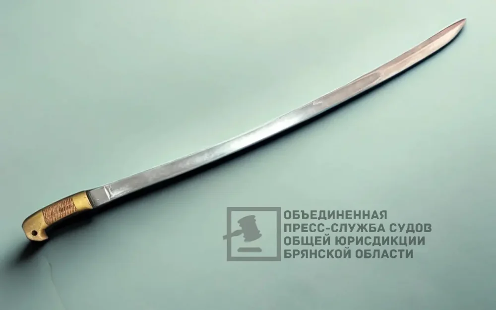 Житель Брянска отдал кредитору казачью шашку и получил судимость
