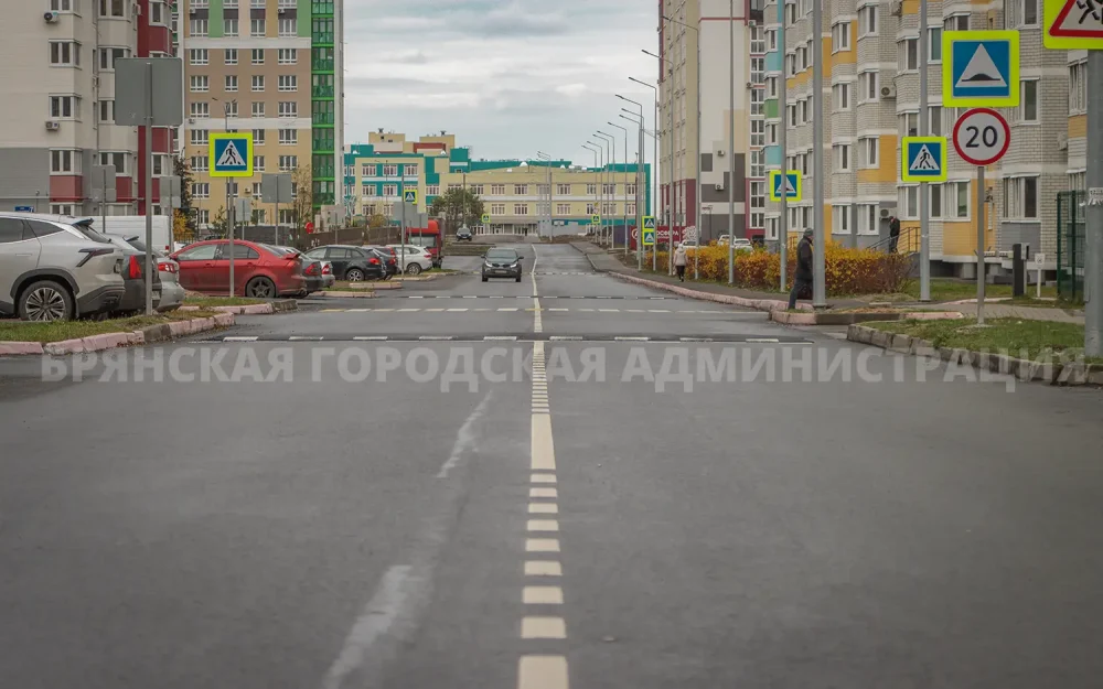 В Брянске подошел к завершению капитальный ремонт улицы Строкина