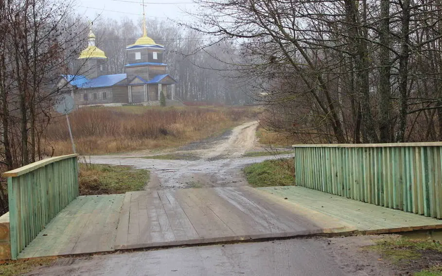 В Климовском районе Брянской области отремонтировали мост в селе Могилевцы