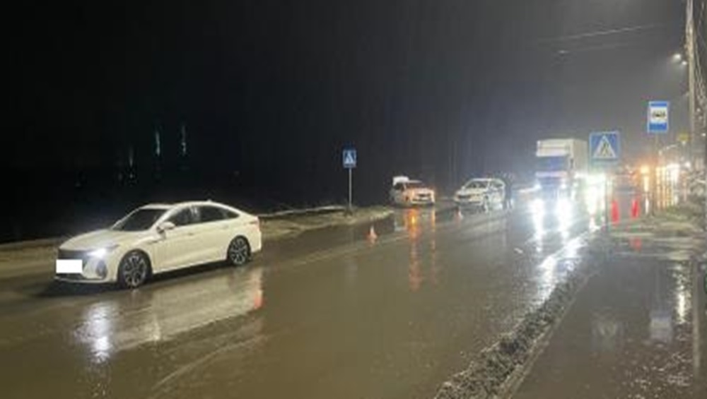 В Брянске водитель иномарки на пешеходном переходе сбил 58-летнюю женщину