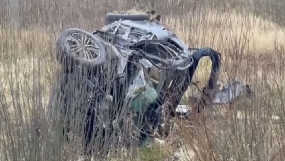 Под Красной Горой погиб пассажир перевернувшегося автомобиля Infiniti