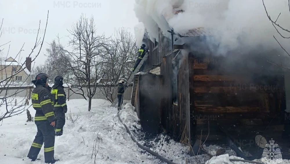 Под Брянском в Супоневе в сгоревшей бане пострадал 76-летний мужчина