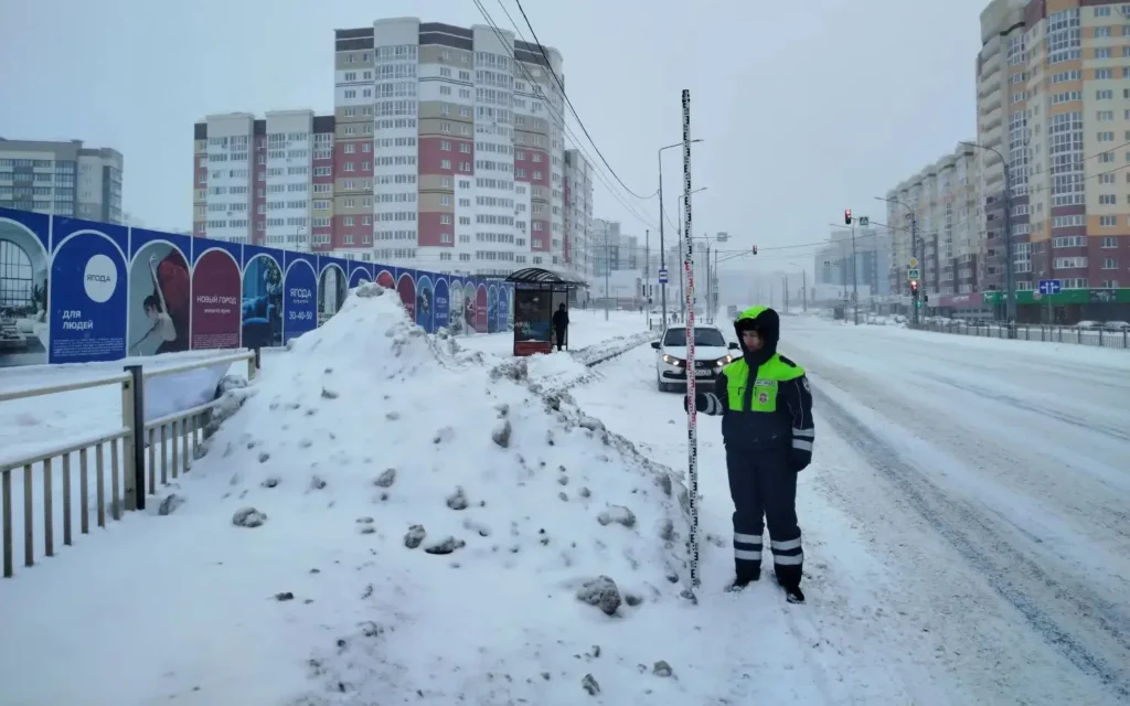 Сотрудники ГАИ накажут брянских дорожников за нечищенные дороги