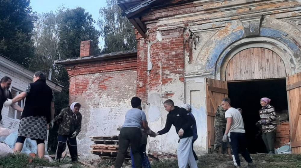В Рогнедине собрали более 1 млн рублей на восстановление уникального храма