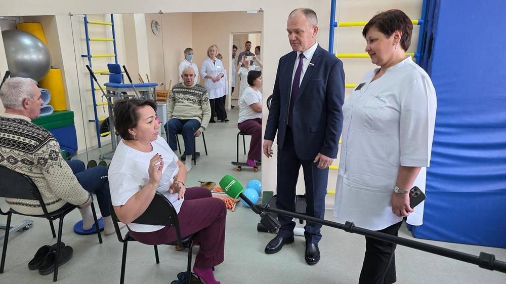 Николай Щеглов посетил Брянскую городскую поликлинику № 1
