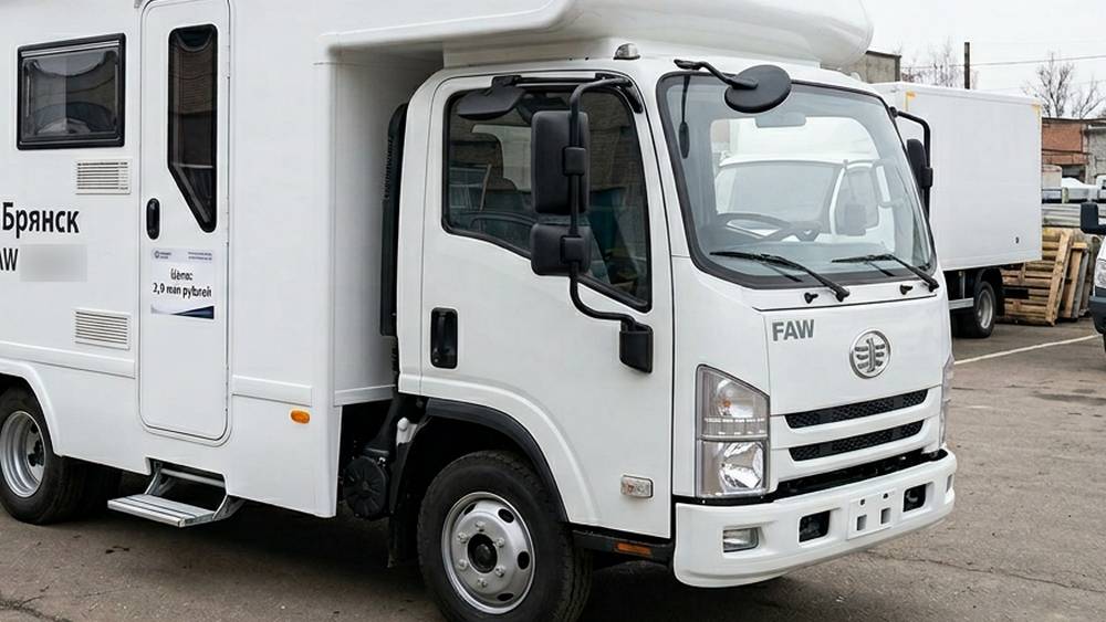 В Брянске разработали первый кемпер на базе FAW T80 за 3,9 млн рублей