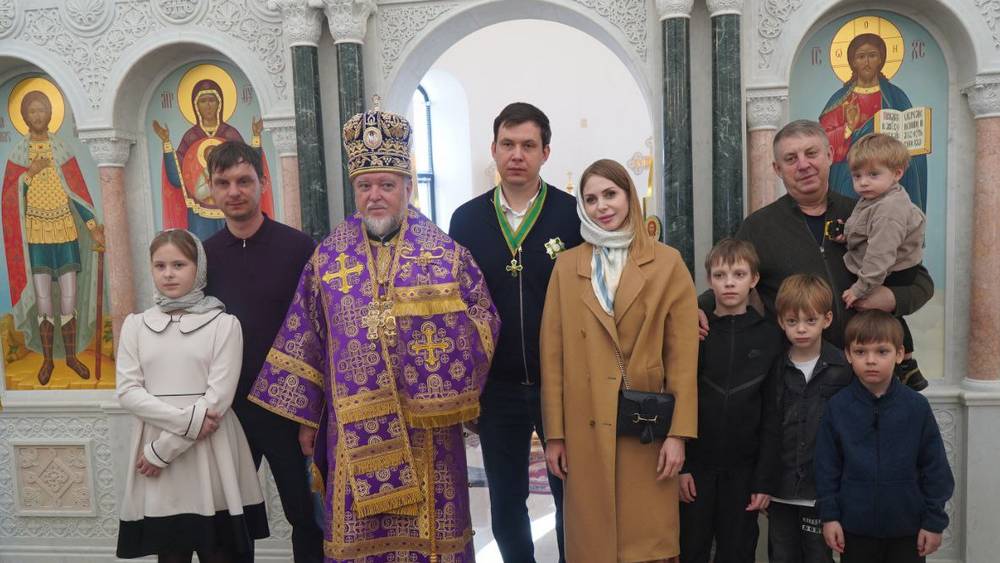 Сын брянского губернатора награжден орденом Сергия Радонежского II степени