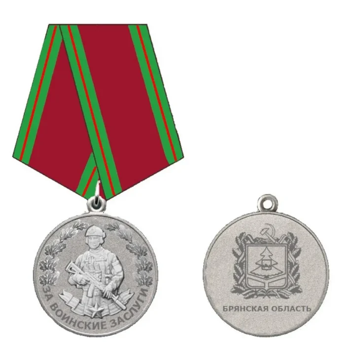 В Брянской области учредили медаль «За воинские заслуги»