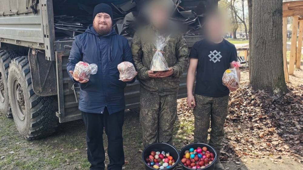 Бойцам группировки «Север» передали угощения от брянского храма Иоанна Воина