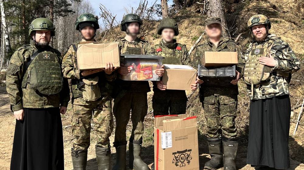 Брянские священники посетили позиции военнослужащих в приграничье
