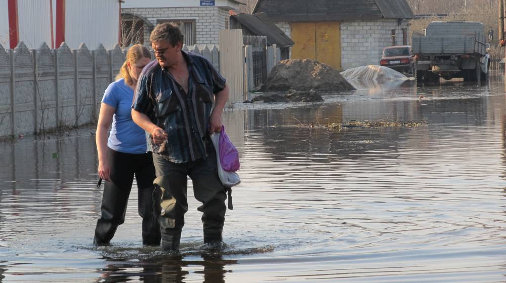 В Брянской области из-за паводка затопило ещё два приусадебных участка