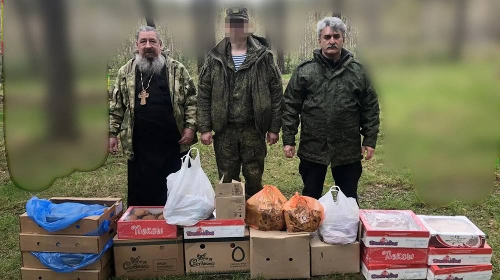 Военный священник Брянской епархии посетил подразделение группировки «Север»