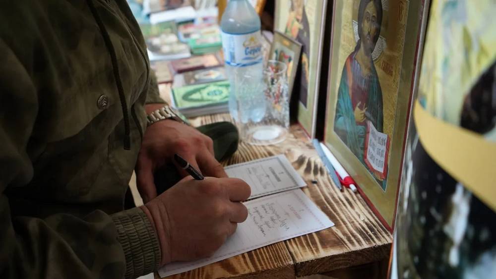 На Светлой седмице священники посетили военнослужащих в приграничье Брянской области
